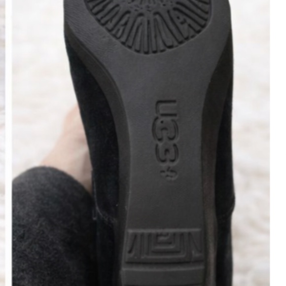 UGG Black Suede Ankle Booties - Picture 4 of 4